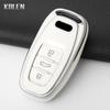 TPU Car Remote Key Case Cover Shell Fob for  A1 A3 8V A4 B8 B9 A5 A6 C7 A7 A8 Q3 Q5 Q7 S4 S6 S7 S8 R8 TT Accessories Keyless
