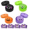 Steamed Bun Stress Relief Toy 1/4/5Pcs Halloween Dumpling Squeeze with Steamer Box Cartoon Glitter Portable Relievers Toy Ball Fidget for