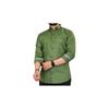 CbColebrook Men' Cotton Solid Relaxed Fit Casual Shirt (C1030_Forest , Large