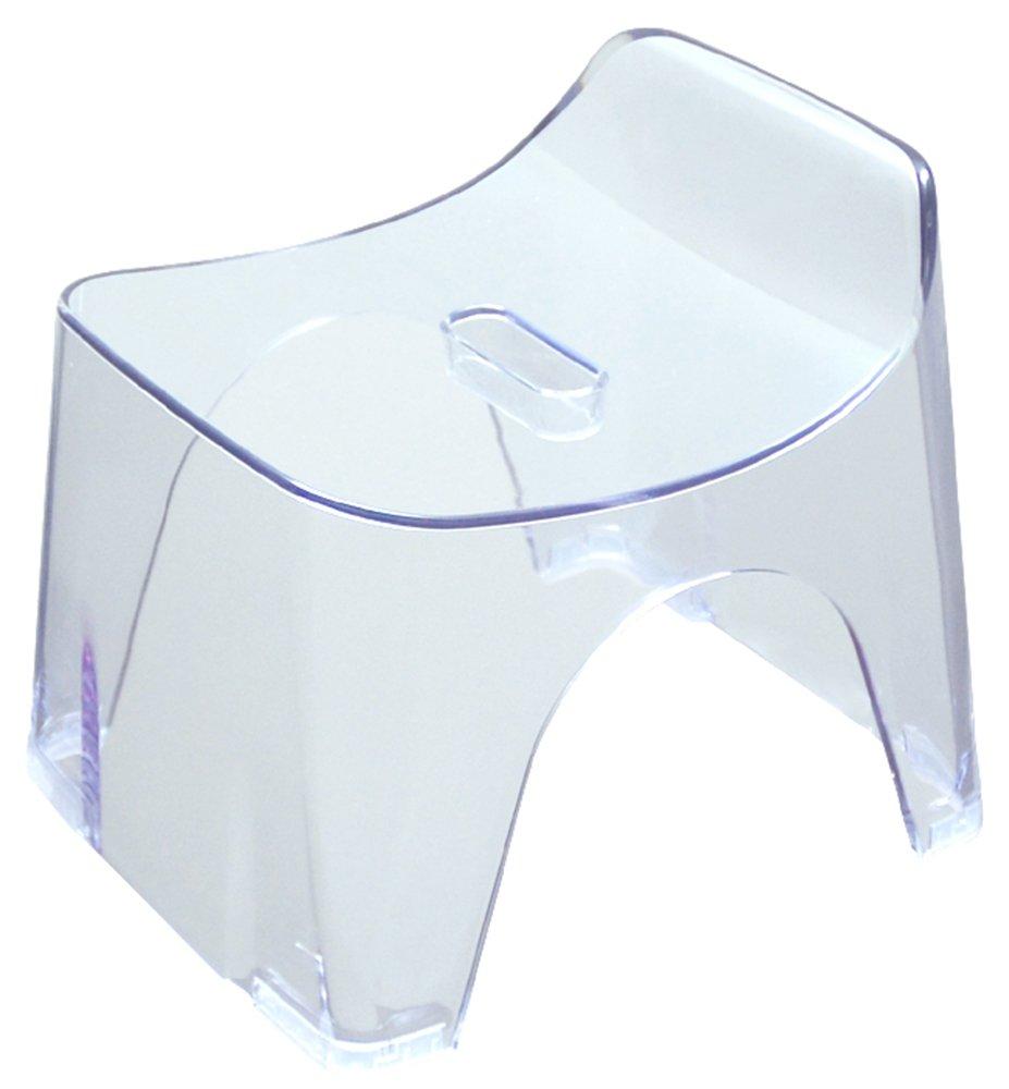 Shincatec Huebath Duschhocker H20, Sitzhöhe 20cm, Transparent, 427703