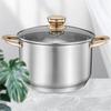 Deutscher Handwerkskunst 304 Edelstahl Suppentopf Suppenset Topf mit Dampfeinsatz Verdickter Dämpf- und Schmortopf Töpfe und Pfannen Hotpot