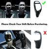 For BMW F30 F20 F10 F15 F25 X5 X3 3Series Carbon Fiber Look Gear Shift Knob Trim
