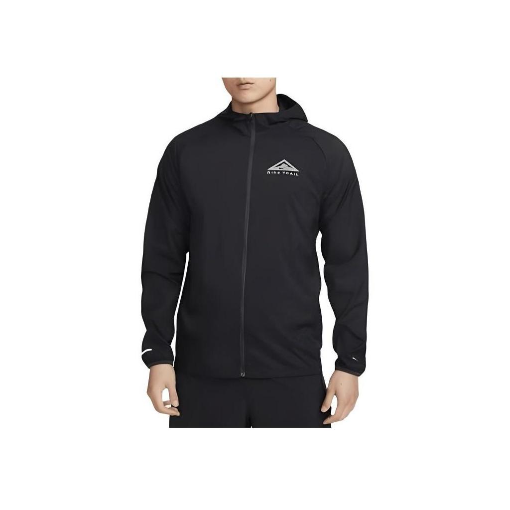 Nike Men's Trail Aireez Lightweight Trail Running Jacket Black DX6884-010