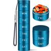 Moisture Proof Travel Pill Organizer Waterproof Daily Pill Box Portable Pill Case  Travel