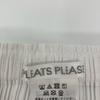PLEATS PLEASE 19Stainless Steel PP91-JG763 White Cutwork Slit Pleated Skirt Skirt 3 whiteUsed