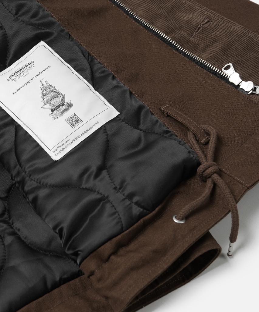 Frizmworks Edgar N-1 Deck Jacket _ Brown