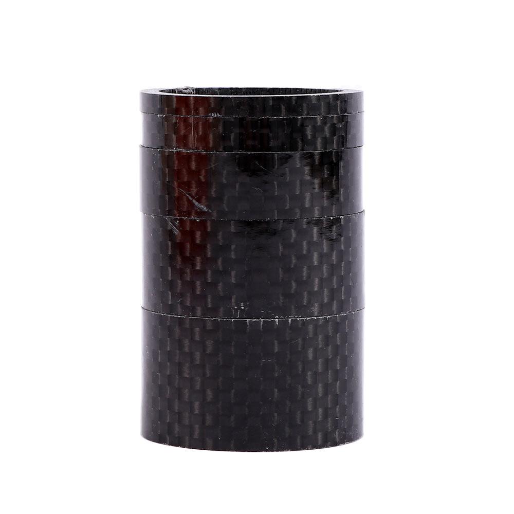 1pcs/5pcs Bicycle Headset Carbon Fiber 1-1/8" Front fork Headset ring Spacing Pad Spacer Washer
