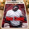 Flannel BlanketKendrick Lamar Custom Name Text Personalized Soft Warm Throw Blanket Home Decor Gift