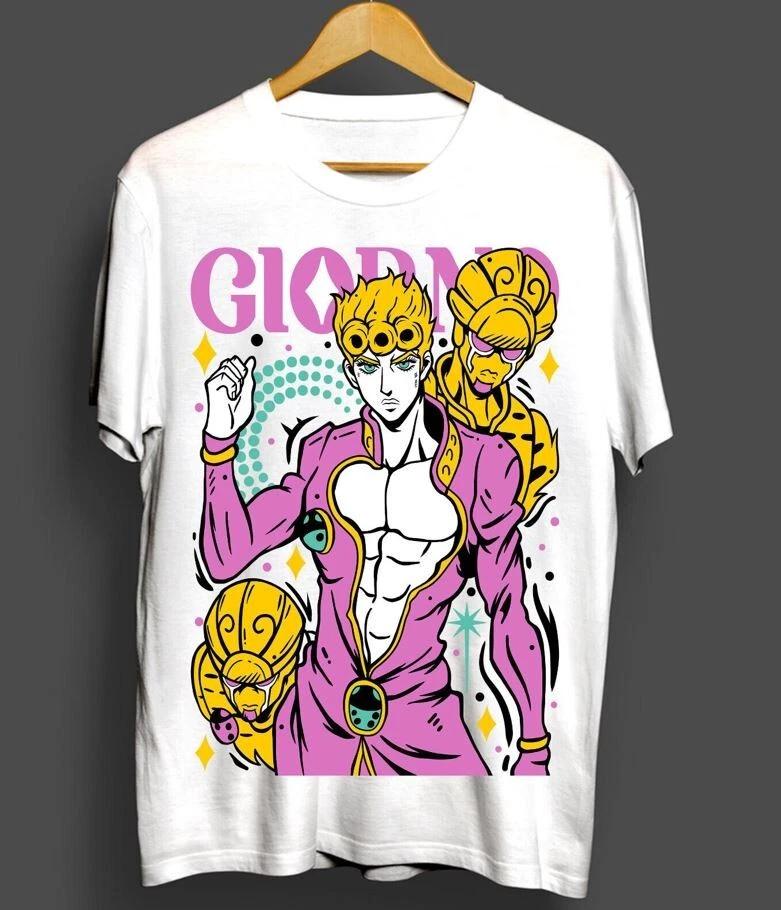 Joseph Joestar Jojos Bizarre Adventure Illustration Anime Trendy Tshirt Cotton Graphic Tee Unisex Unisex Summer Streetwear