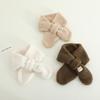 Winter Baby Fleece Schal Dick Warm Plüsch Nackenschutz Einfarbig Niedlich Kreuz Schal Für Kinder Mädchen Jungen