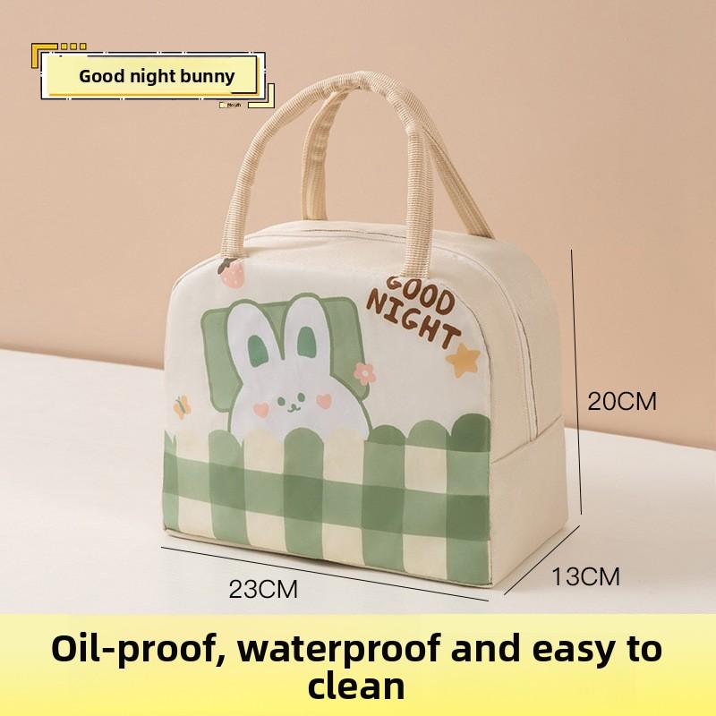 Non-Woven Fabric Insulated Bag Lunch Tote Bag Lunch Bag Lunch Bag Student Tote Lunch Storage Cartoon Bento Bag