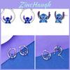 Eye-catching Cartoon Stitch Hoops With Multiple Color Options
