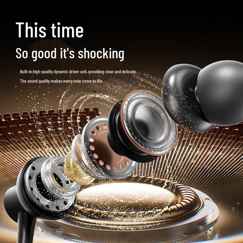 Noise-Cancelling, Sweatproof Wireless Neckband Headphones with Long Battery Life