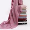 Chiffon Long Scarf Double Heart Rhinestone Ethnic Headscarf For Women