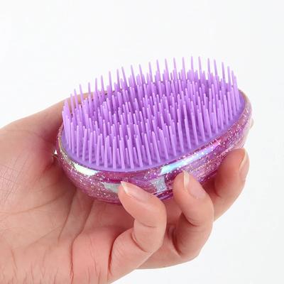 Small and Portable Egg Comb Starry Sky Hair Comb Anti-knotting Shunfa Hair Comb Children's Small Comb Edge Brush