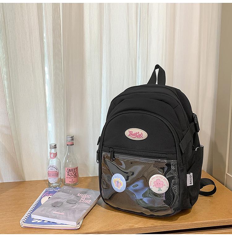 Schoolbag Schoolbag Girls College Students Cute High Value Pain Bag 1011 New High School Students Large Capacity Backpack Backpack