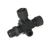 NMEA 2000 T Connector 3 Port T-shaped Three-way Plastic Nut Waterproof NMEA 2000 Starter Kit T-Connector Converter 1/2/4 PCS