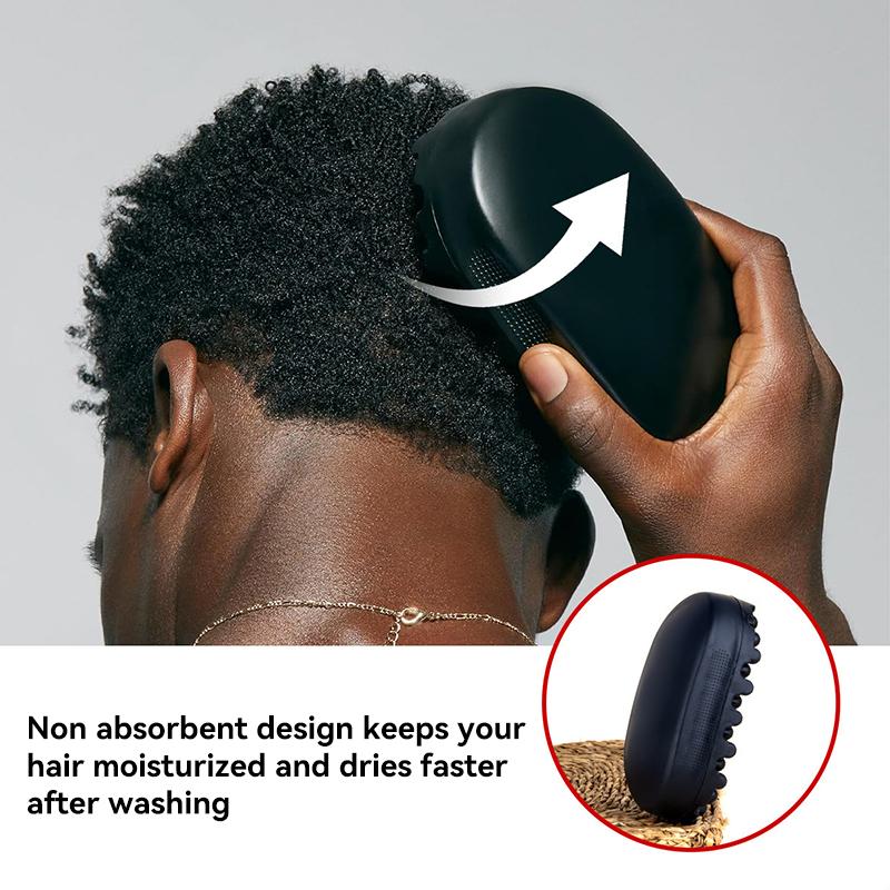 Portable Hair Twist Comb Black People Curly Comb Brush Dirty Bun Combs Afro Agic Hair Brush Steel Needle Comb Braid Care Tool  Men'S Hair Cleaning