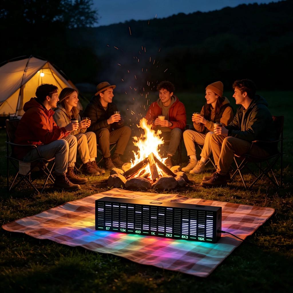 Mehrfachmodus-Sprachsteuerung Musikspektrum LED-Aufnahme Rhythmusanalysator Lichtanzeige Audiopegelanzeige VU-Meter Atmosphärenlampe