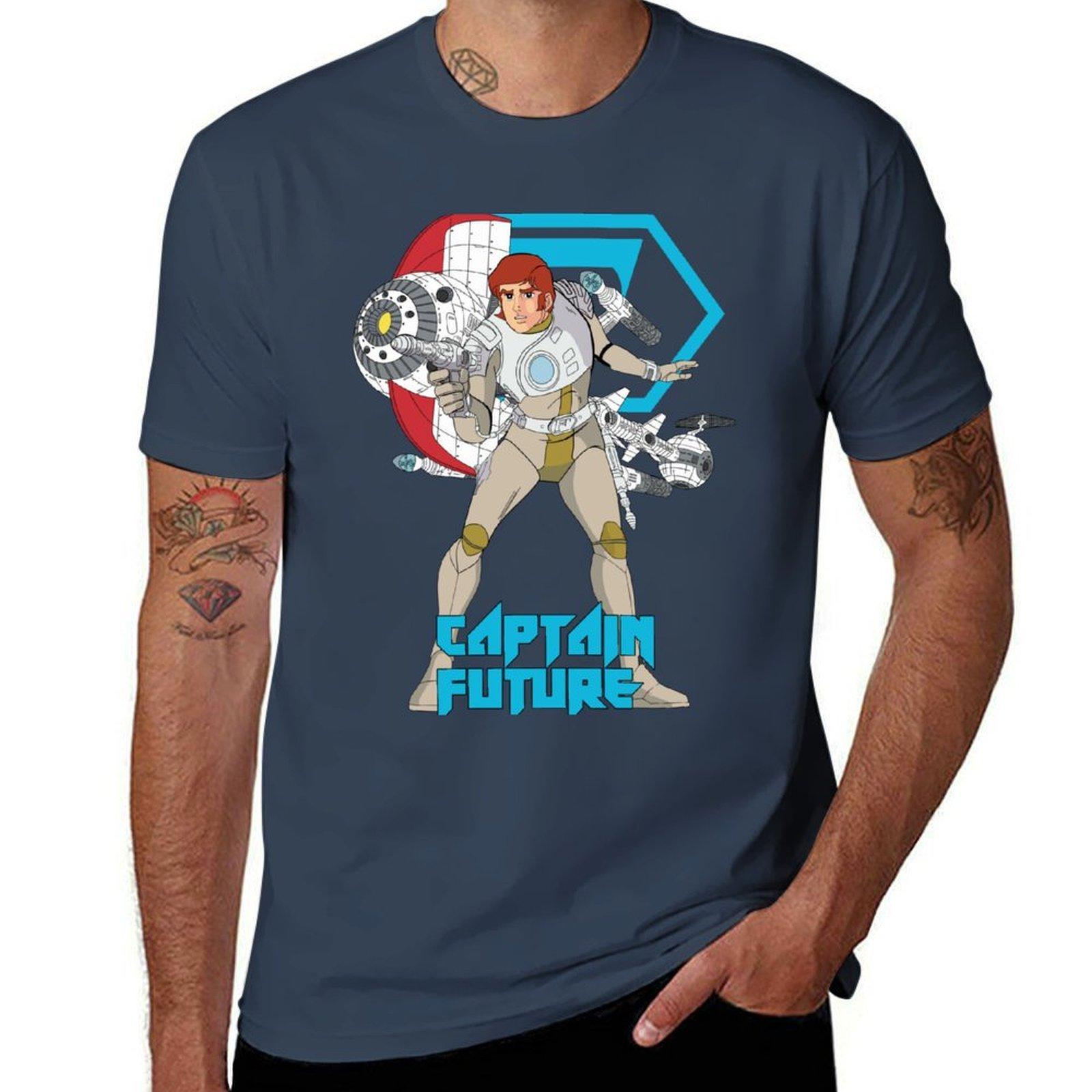 Captain Curtis Newton TShirt Plus Size Loose Short Sleeve Top S