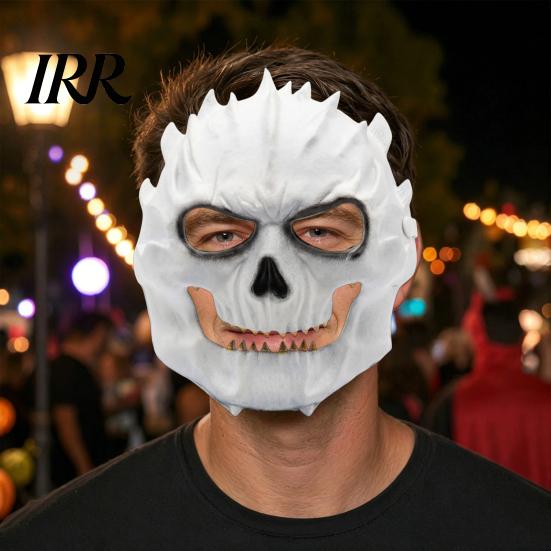 Breathable Halloween Mask Horror Skull Foam Mask, Creepy Full Face Spooky Party Masquerade for Adult, Cosplay Costume Accessories
