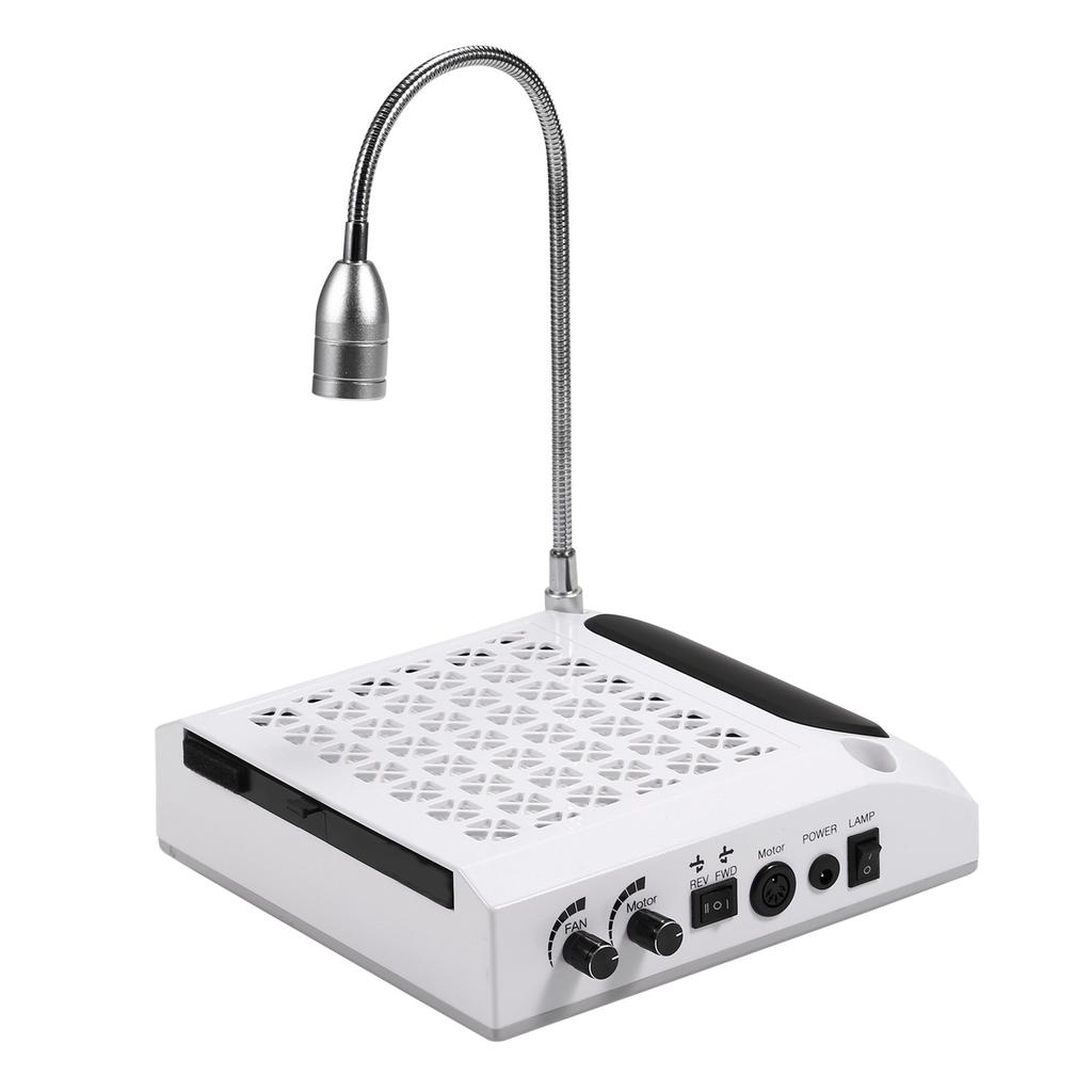 Nail Dust Suction Nail Lamp+Nail Dust Collector Nail Drill Machine Dust Suction Cleaner Nails Art Salon Tools