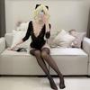 Sex Lingerie Sexy Small Breasts Gather Front Crotch Nightdress One-piece Suit Lace Pajamas