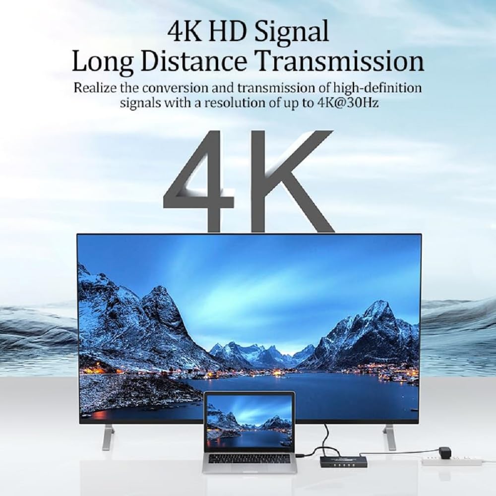 4K HDMI Multi-Viewer Switch 4x1, 4K@30Hz Quad Seamless HDMI Multiviewer Switcher 4 in 1 Out w/Remote for Security Camera