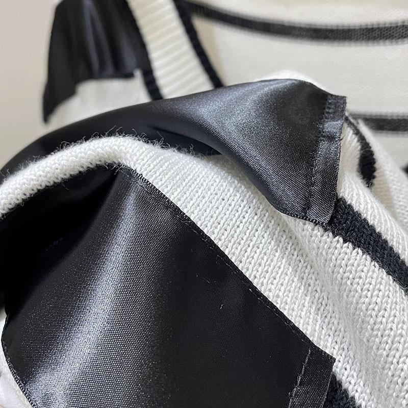 New Punk Gothic Unisex Sweater Fall Winter Women Striped Cool Jumper Loose Rock Thin Dark Streetwear Top  C-132