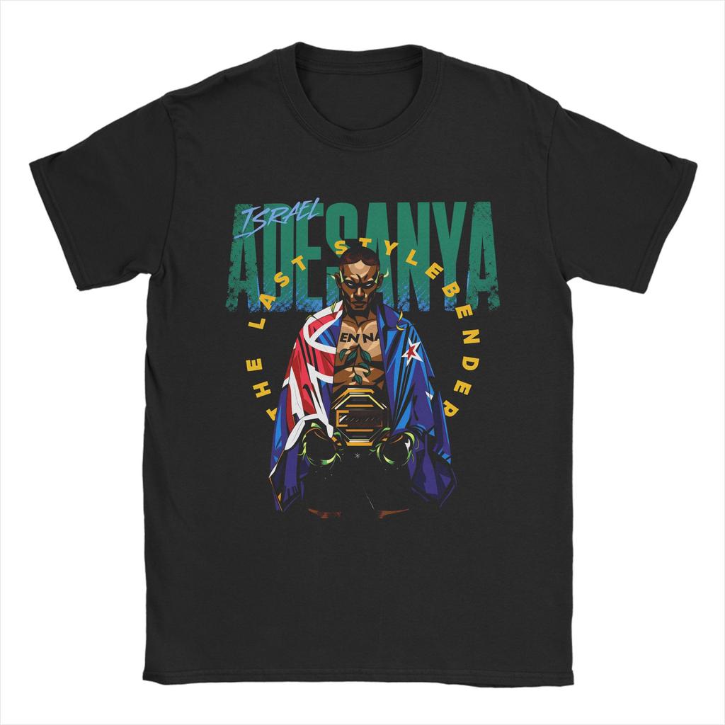 Israel Adesanya the Last Style TShirt Unisex Novelty Pure Cotton Tees Round Collar Short Sleeve T Shirts XL XL Tops