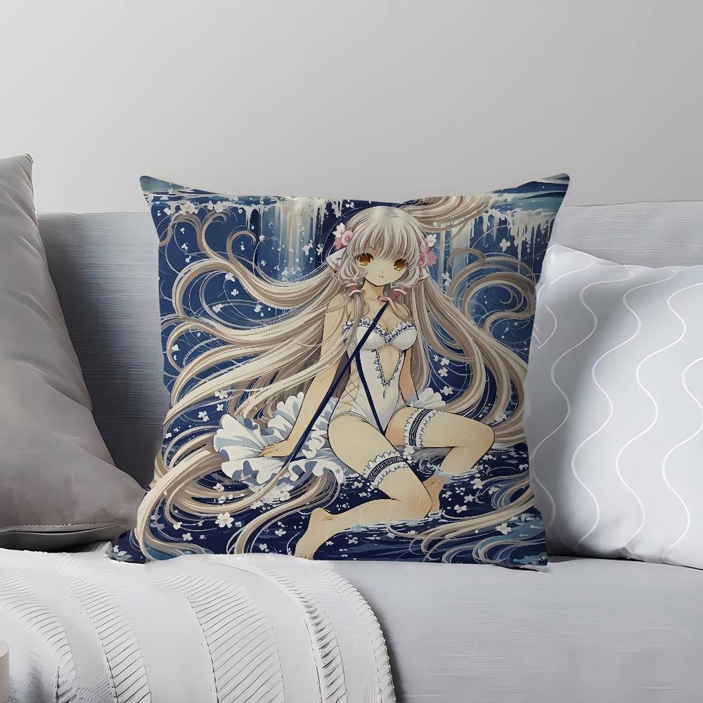Аниме C-Chobits Наволочка Наволочка Ультрамягкая Ткань, приятная к коже Комфорт, как облако 16x16Inch