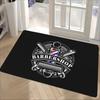 Barber Shop Welcome Mat, Non-Slip Home  Salon Entrance Mat, Washable Floor Mat For Bathroom  Balcony Decor