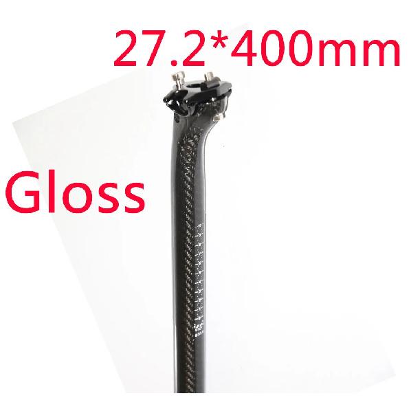 New Mountain Road bicycle 3K Full Carbon Fibre Bicycle seatpost carbon bike seatpost MTB bike parts 25.4/27.2/30.8/31.6*350mm