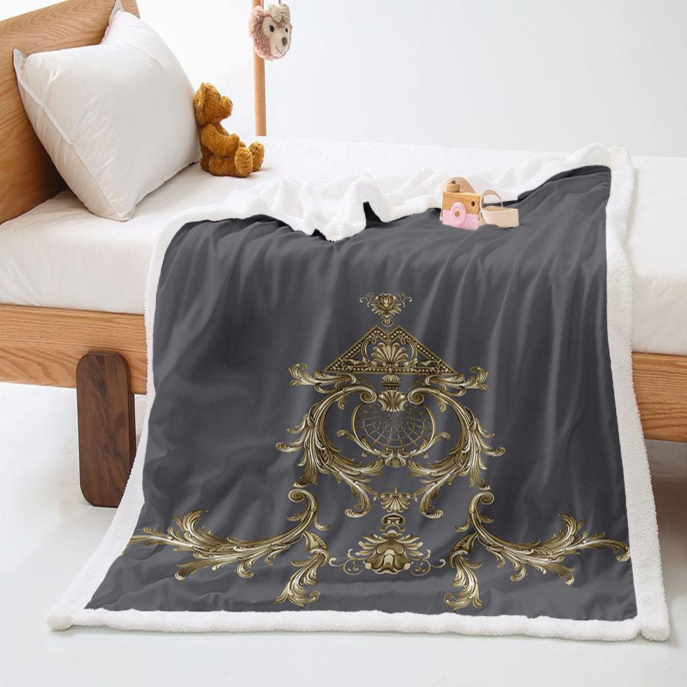 Blanket Animal Giraffe Digital Printed Lamb Fleece Crystal Fleece Blanket