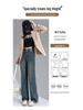 Retro High-Waisted Slimming Straight-Leg Women's Jeans - Spring/Autumn 2025, Loose Wide-Leg Design, Versatile Fit