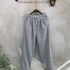 C S In The Room Raku fleeCe StrIng pIntuCk Band Wide pantS 4Color