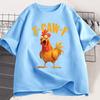 Maglietta Divertente Pollo Urlante F CAW F Tshirt Casual Cotone Manica Corta FCAWF Maglietta Pollo Unisex Donna Abbigliamento Largo Regali