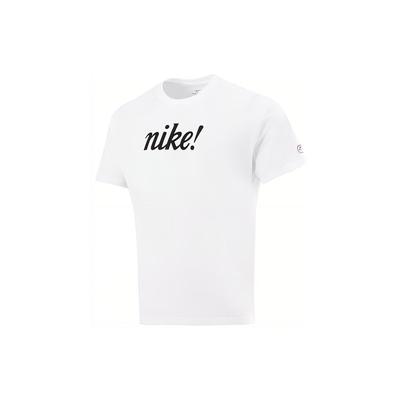 Lässiges Sport-T-Shirt mit Buchstabenaufdruck, kurzärmelig, für Herren, Oberteile, Weiß DA0448-100