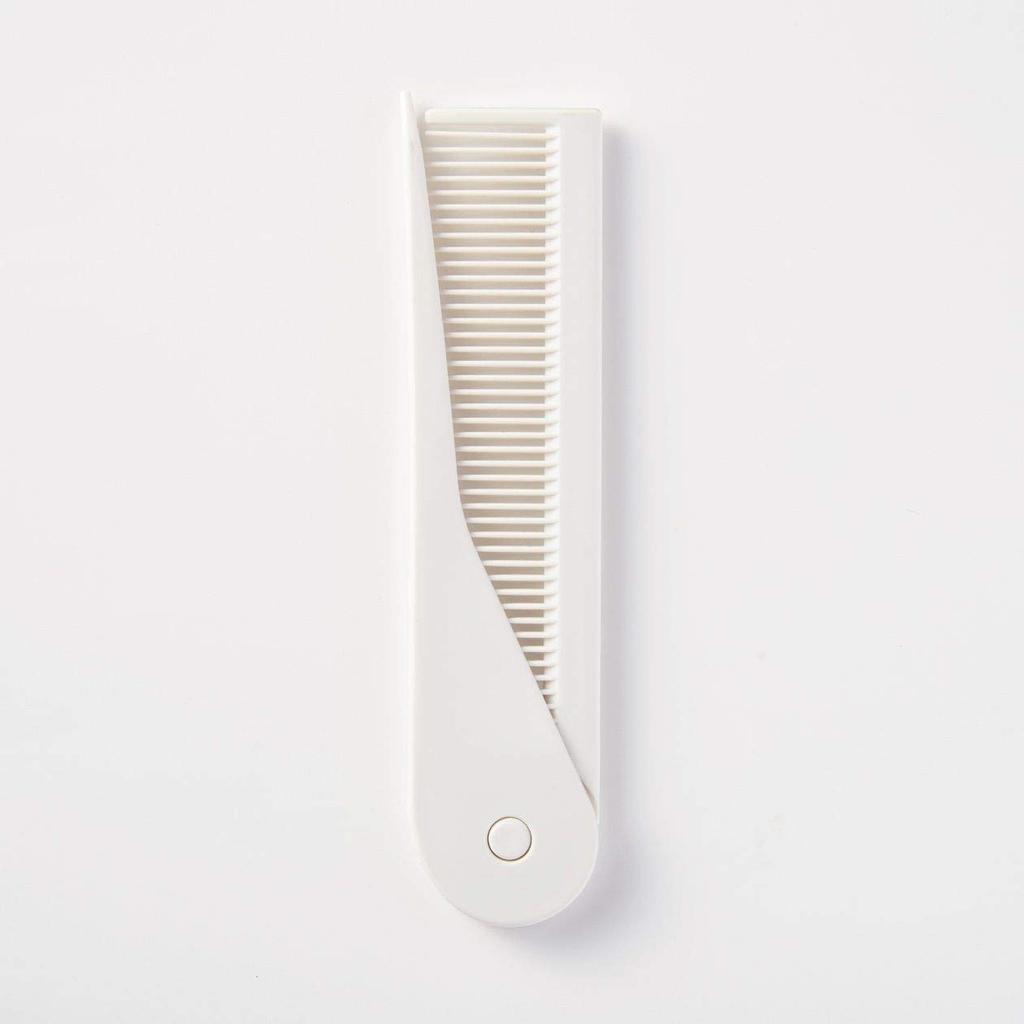 MUJI Polypropylene Folding Hair Comb 21cm 11.2cm Folded 82202854