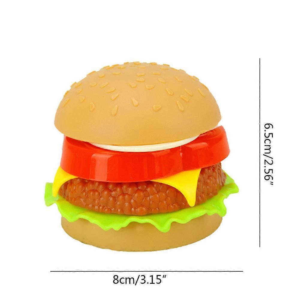 18/24 Peças Conjunto Divertido de Faz de Conta para Brincar Fast Food Hambúrguer Batatas Fritas Brinquedos de Simulação Presente de Aniversário para Crianças