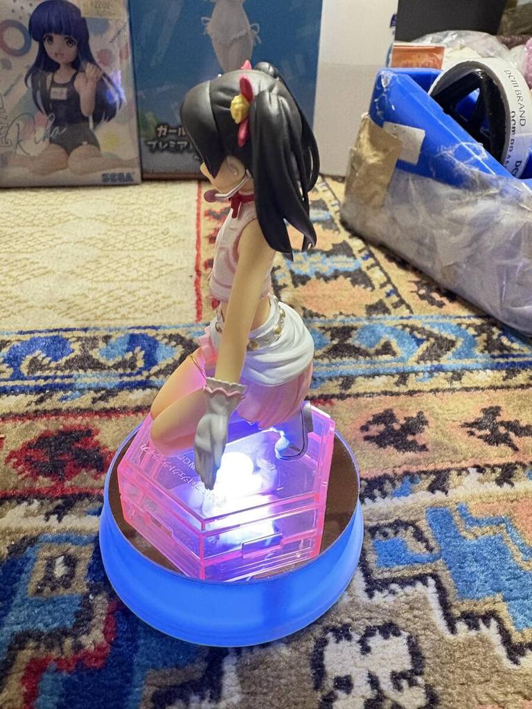 Chara-Ani 1/10 PVC Pre-painted Complete Figure Love Live! Yazawa Nico LoveLive! First Fan Book Ver. with LED Light-Up Base