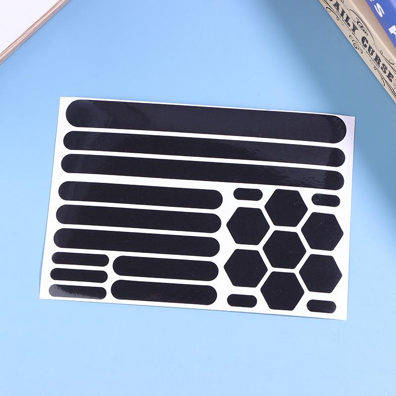 New Sale Motorcycle Helmets Invisible Black Reflective Stickers Simple And Effective Reflective Tape For Helmets Bikes