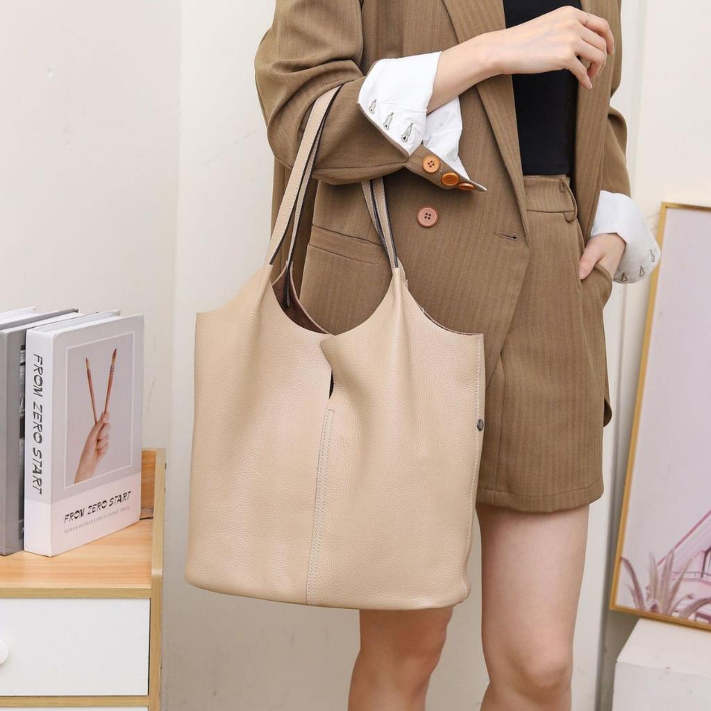 Large Bag Soft Leather Fashion Shoulder Messenger Handbag