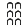 6X Motorrad Gepäckträger Rückenlehne Seitenplatten Montagehalterung Gummitülle Buchse 5268209 für Harley Street Glide Road King Softail