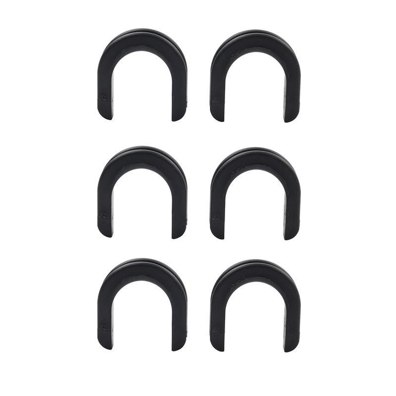 6X Motorrad Gepäckträger Rückenlehne Seitenplatten Montagehalterung Gummitülle Buchse 5268209 für Harley Street Glide Road King Softail