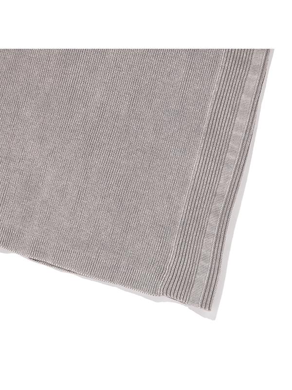 Kirsh Pigment-Dyed Knit Long Skirt [Charcoal]