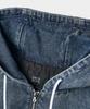Dimitri Black 2Way Detroit Padded Jacket_Denim Dust Indigo