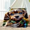 1pc animal pattern blanket, all season lightweight home office outdoor nap multifunctional blanket