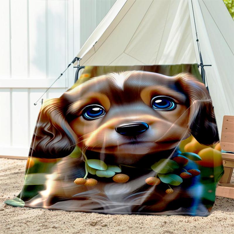 1pc animal pattern blanket, all season lightweight home office outdoor nap multifunctional blanket