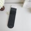 Anti Pilling Thin Strip Ultra Thin Solid Color Basic Boneless Stacking Socks Trend Straight Socks Thin